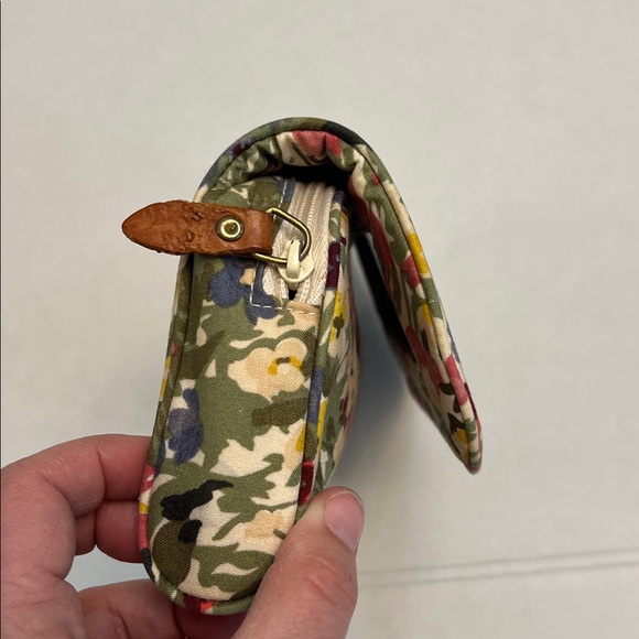 RALPH LAUREN VINTAGE FLORAL PATTERN COSMETIC TRAVEL MULTICOLORED BAG - Picture 2 of 13